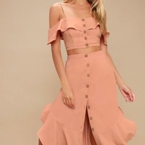 NWOT off the shoulder two piece